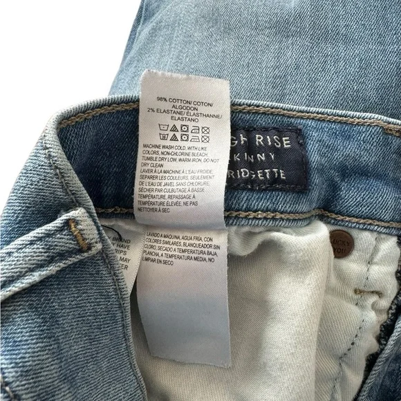 Lucky Brand High Rise Skinny Bridgette Ankle Jean Light Wash Women’s 4/27 - Picture 6 of 7